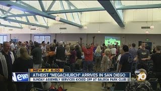 Atheist megachurch arrives in San Diego [upl. by Enyallij]