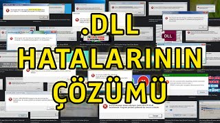 TÜM DLL HATALARI NASIL DÜZELTİLİR KESİN ÇÖZÜM  OYUNLARDA DLL HATASI DÜZELTME [upl. by Haramat490]