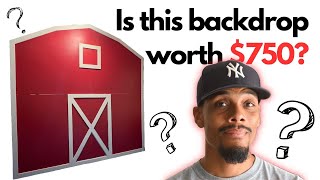 How I Made a Collapsible Barn Back Drop [upl. by Cotsen]