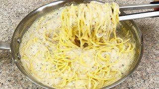 Dies ist ein so leckeres Weißer Soße Spaghetti Rezept dass Sie es lieben werden In 10 Min fertig [upl. by Netsirhk]