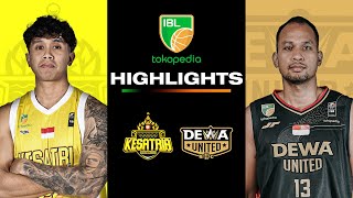 Highlight Kesatria Bengawan Solo vs Dewa United Banten  June 16 2024  IBL Tokopedia 2024 [upl. by Licec918]