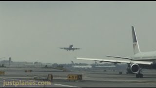 Oops L1011 Goes Around at JFK [upl. by Navlys531]