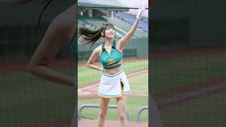 20240802 筱雯 先發打序 cheerleader baseball dance fancam [upl. by Dlorrej992]