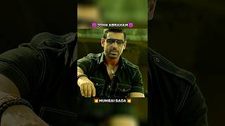 JOHN ABRAHAM  MUMBAI SAGA DIALOGUE😈💥 shorts johnabraham movie attitude status [upl. by Gonick]