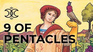 9 of Pentacles 🏦 Quick Tarot Card Meanings 🏦 Tarotcom [upl. by Ayatnwahs]