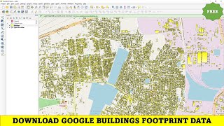 Download Google Buildings Footprint data  Open Buildings  Shapefile [upl. by Trixy653]