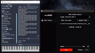 Outdated MIDI to QWERTY Autopiano using nanoMIDIPlayer [upl. by Irina]