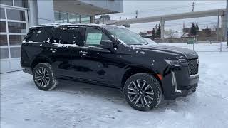 Black 2024 Cadillac Escalade Sport Platinum Review Calgary AB  Wolfe Calgary [upl. by Ettennad203]