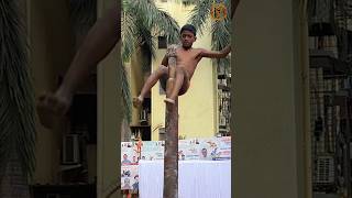 India ka sport🥵😨mallakhamb calisthenics kheloindia mallakhambtrick mallakhamba shorts [upl. by Eitsirk181]