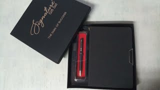 Cello SIGNATURE PENDAIRY GIFT SET  FRISCO COMBO SETDAIRY PENBLACK  UNBOXING AND REVIEW [upl. by Orag]