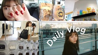 【VLOG】お気に入りのショップ🩷安定の大好きなお寿司食べてマイペースな休日🐱🐱 [upl. by Link69]