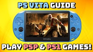 Guide PSP and PS1 games on the PS Vita Adrenaline [upl. by Scrope]