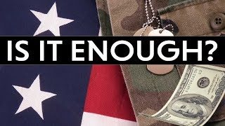 Can You Live Off Military Retirement  How Much Do You Get [upl. by Krystin]