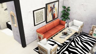 COZY APARTMENT  1313 21 CHIC STREET  The Sims 4  Speedbuild [upl. by Sello]