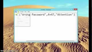 Techub Tutorial  1 Batch file with password and error message [upl. by Nancy]