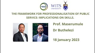 The Framework For Professionalisation of Public Service Implications on Skills [upl. by Enel]