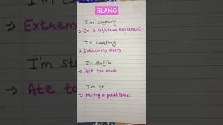 Slang2slang youtubeshorts english education shortsfeed [upl. by Sergio]