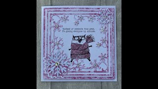 Sentimentally Yours Fancy Frames Snowflakes with Snarky Cat Christmas [upl. by Hajidak148]