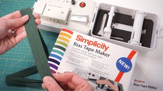 Simplicity Bias Tape Maker  Unboxing and Review  Bias Tape Machine  Knitting House Square [upl. by Hylan]