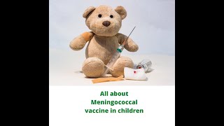 All about Meningococcal vaccine in children [upl. by Hutchison]