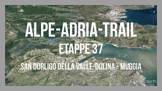 San Dorligo della ValleDolina – Muggia  AlpeAdriaTrail  Etappe 37  GPSTrack [upl. by Arais]