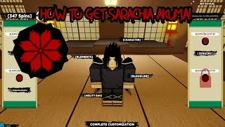 How To Get Sarachia Akuma  Shindo Life Roblox [upl. by Aicilef]