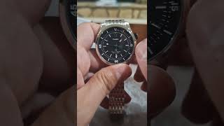 unboxing a timex Waterbury Dive 41mm Stainless Steel Bracelet Watch no date [upl. by Mcmurry899]