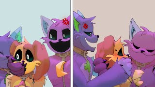 CatNap and DogDay A Familiar Face  Poppy Playtime Chapter 3  Comic Dub [upl. by Rondon300]