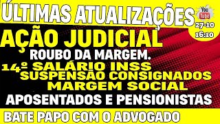 IMPORTANTE  AÇÃO COLETIVA CONTRA BANCOS  14º INSS  SUSPENSÃO  MARGEM SOCIAL [upl. by Lenhart]