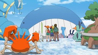 Ash Bayleef return  Ash Meeting all his Pokemon in Hindi  Aim to be Pokemon Master Episode 7 [upl. by Jeannie]