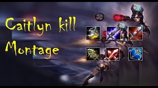 League Of Legends  Caitlyn Kill Montage Pentakill Season 4 [upl. by Ail]