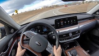 2019 Kia K900 Luxury VIP Package  POV First Impressions [upl. by Esiouqrut543]