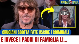 CRUCIANI SBOTTA CONTRO IL POLIT1CO DEL PD VOI FATE USC1RE I CR1MINALI [upl. by Ikram]