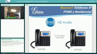 Webinar  Nuevos Telefonos GXP1610 y GXP162X [upl. by Labinnah]