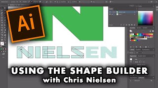 The NIELSEN SHAPES Logo Tutorial in Adobe Illustrator CC [upl. by Ahsaekal444]