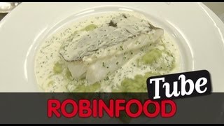 ROBINFOOD  Bacalao con puré de berza y alioli  Cóctel quotcosta azulquot [upl. by Dazhahs422]