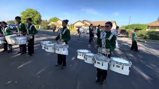 Livingston MS Drumline  Super Shy  Livingston High School Homecoming 2024 [upl. by Nitsuj]