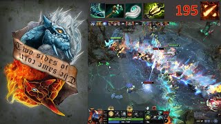 DOTA 195  Jakiro  Hard support  Castigando el mal posicionamiento enemigo [upl. by Nylra]