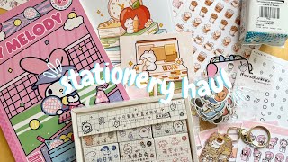 stationery haul  notebooks stickers and more [upl. by Nies454]