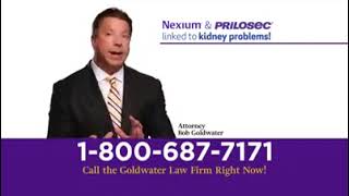 Goldwater Law Firm  Nexium amp Prilosec 2016 [upl. by Anelas]