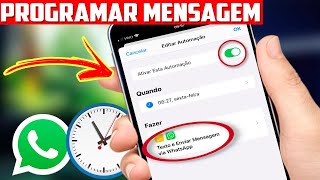 TRUQUE NO WHATSAPP Como PROGRAMAR o Envio de MENSAGENS no WhatsApp Automaticamente [upl. by Irec]