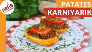 EFSANE OLACAK BİR YEMEK 😍 Fırında Patates Karnıyarık Tarifi [upl. by Ahsiel171]