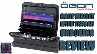 ÖGON Designs Code Wallet With TrackR Unboxing amp Review [upl. by Ilojne894]