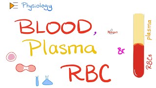 Blood Plasma and Red Blood Cells  Physiology of Blood and Immune System  Physiology Playlist [upl. by Gilliette]