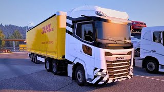 REALISTIC DRIVING WITH DAF XG IN EURO TRUCK SIMULATOR 2 [upl. by Anegroeg]