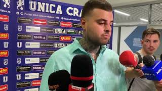 Adrian Mititelu jr declarații după FC U Craiova  Farul 40 [upl. by Lemart]