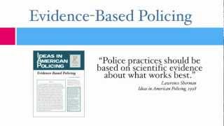 Module 1 EvidenceBased Policing  DEFINITIONS [upl. by Zurkow]