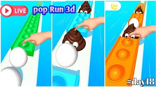 Pop Run 3d Live 🔴 Madness Gameplay 💢 Made of World Record 99090 shortfeed poprun3d live [upl. by Hiroshi]