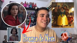 REACT AO TRAILER DE BRANCA DE NEVE LIVE ACTION 🍎 snowwhite [upl. by Scrivens]