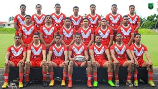 Tonga School Boys U16 vs West Tigers U16 Rugby League [upl. by Menendez]